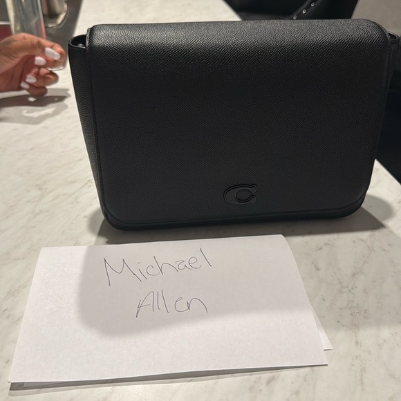 Coach Messenger Bag With Signature Canvas Interior